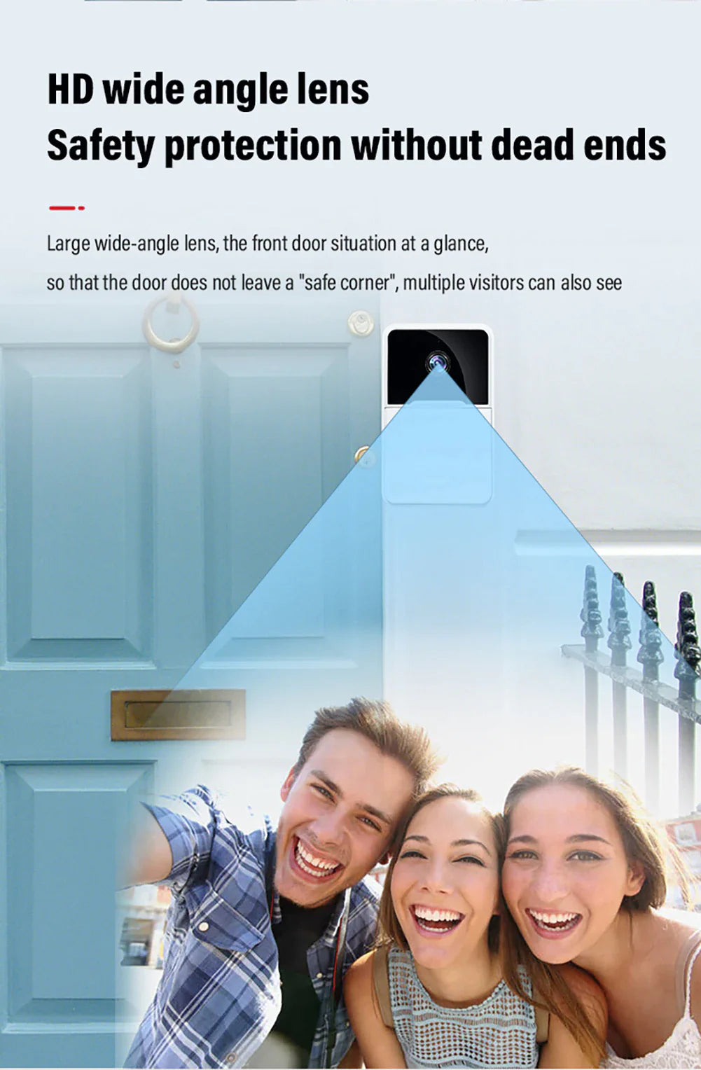 Wireless Security WiFi Smart Doorbell Intercom Video Camera Bell Chime Door Ring — image 4 of 24