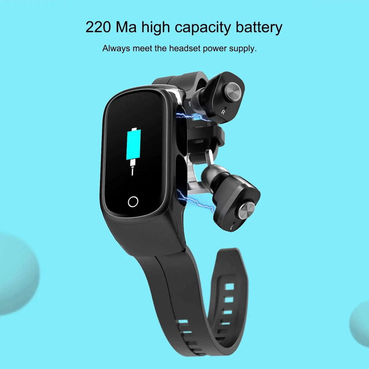 2-In-1 Smart Watch & Earbuds Fitness True Wireless Combo — image 15 of 15