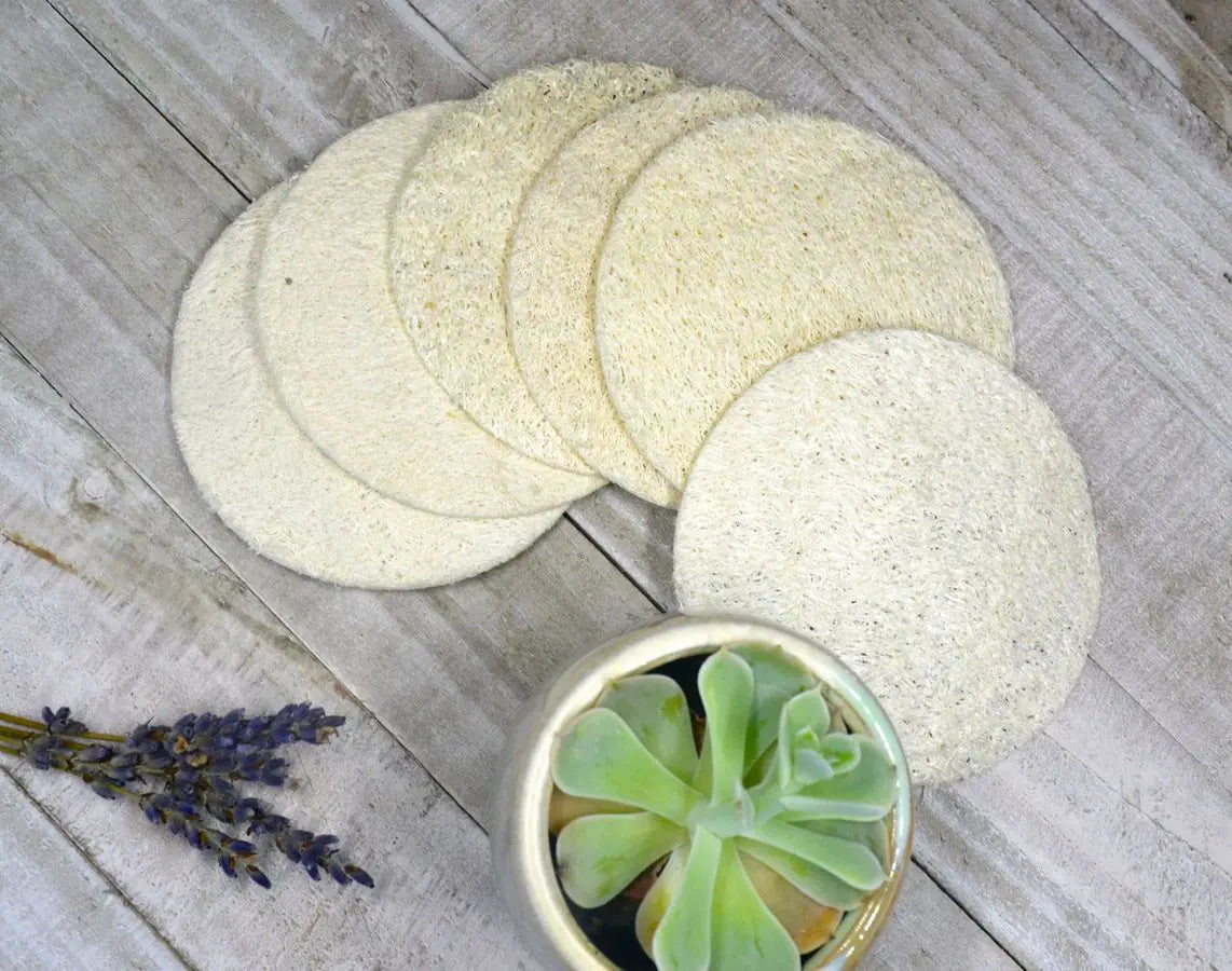 Natural Loofah Pads 5-pcs — image 5 of 7