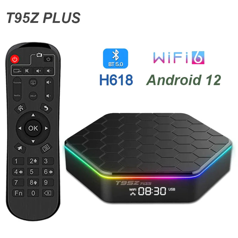 2023 Upgraded T95Z Plus Smart Android 12.0 TV Box Quad Core 6K — image 17 of 22