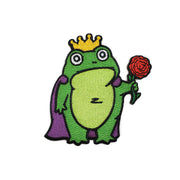 Frog Prince Embroidered Patch — Iron-On or Hook and Loop — photo 1 of 4