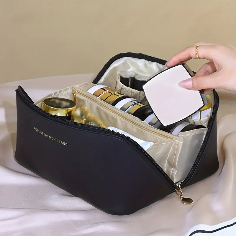 Large Travel Cosmetic Bag, a travel cosmetic bag for travel toiletries — image 3 of 10