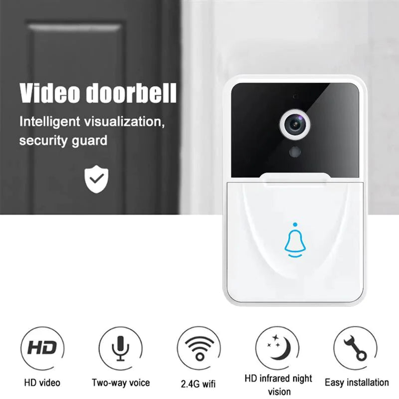 Wireless Security WiFi Smart Doorbell Intercom Video Camera Bell Chime Door Ring — image 8 of 24