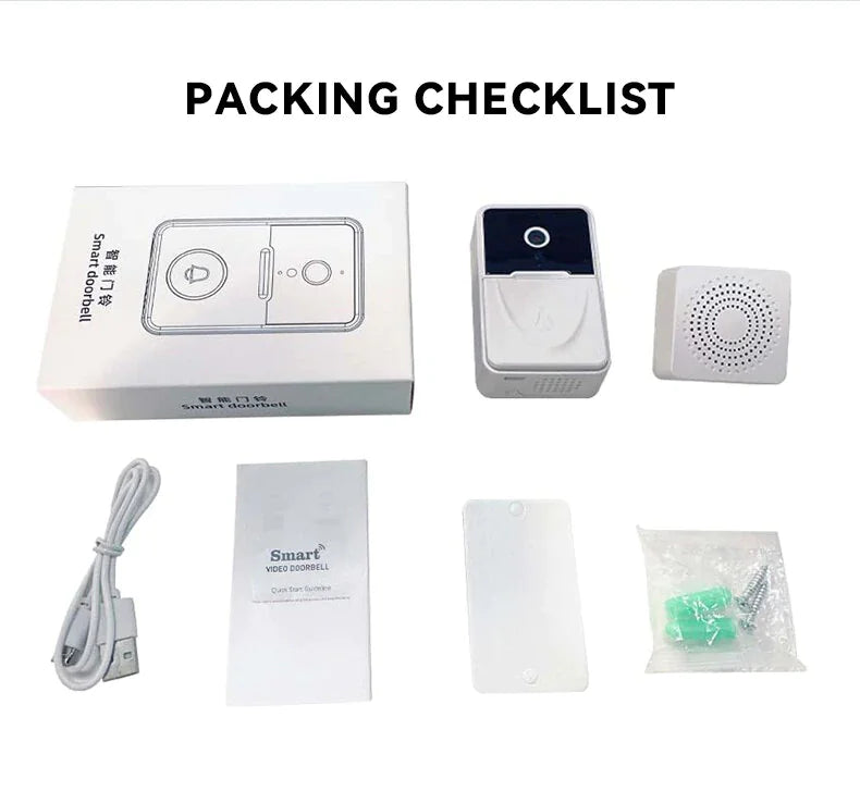 Wireless Security WiFi Smart Doorbell Intercom Video Camera Bell Chime Door Ring — image 22 of 24
