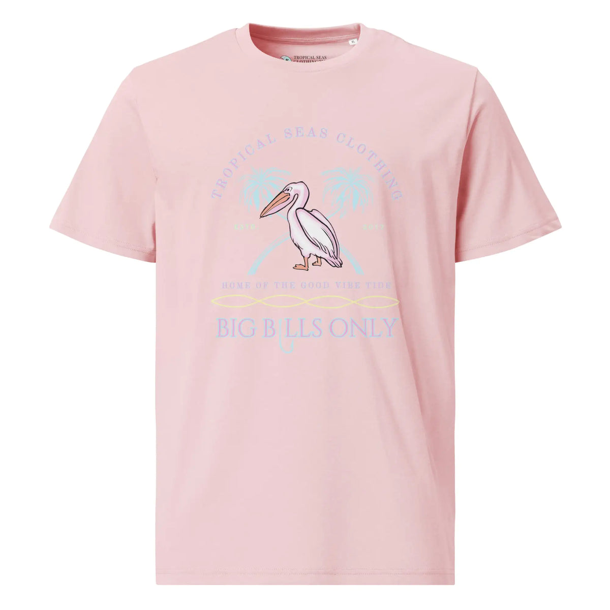 Men's Tropical Pelican Organic Cotton T-Shirt – Sustainable Comfort with Coastal Style — image 17 of 27