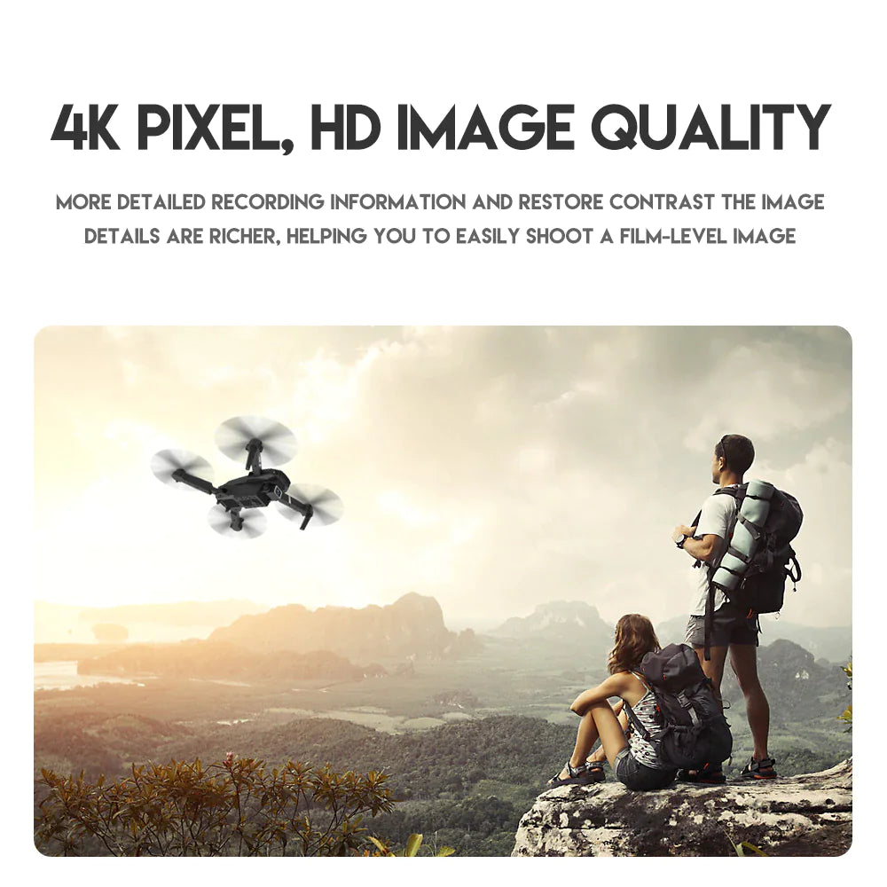 2023 New RC Drone With 4K HD Dual Camera WiFi FPV Foldable — image 8 of 21