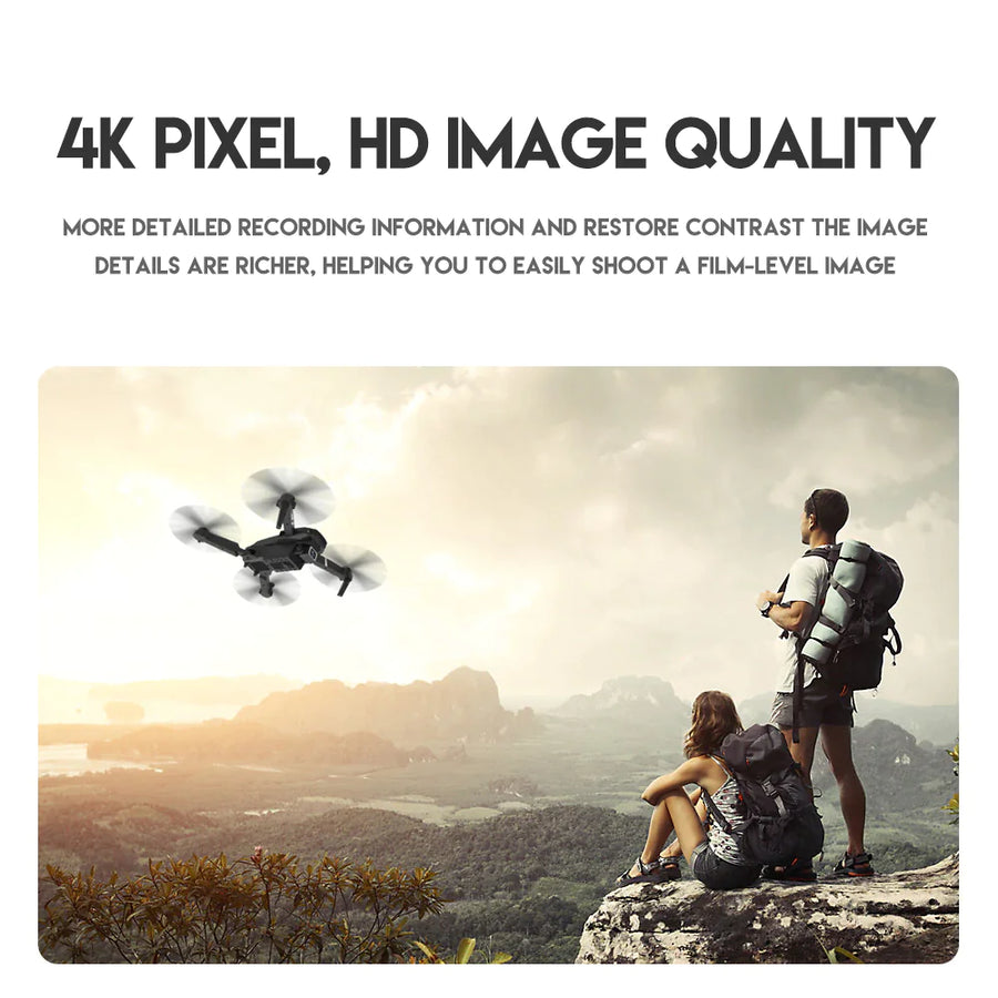 2023 New RC Drone With 4K HD Dual Camera WiFi FPV Foldable — image 8 of 21