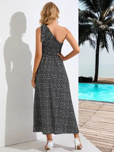 Zoe Single Shoulder Midi Dress — image 1 of 11