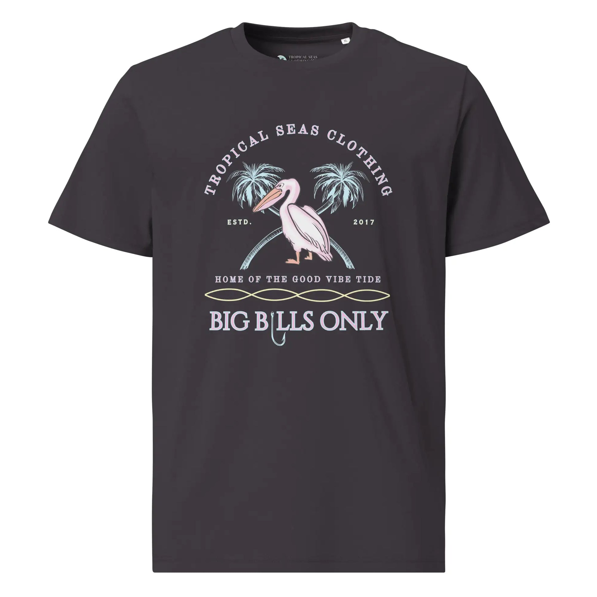 Men's Tropical Pelican Organic Cotton T-Shirt – Sustainable Comfort with Coastal Style — image 12 of 27