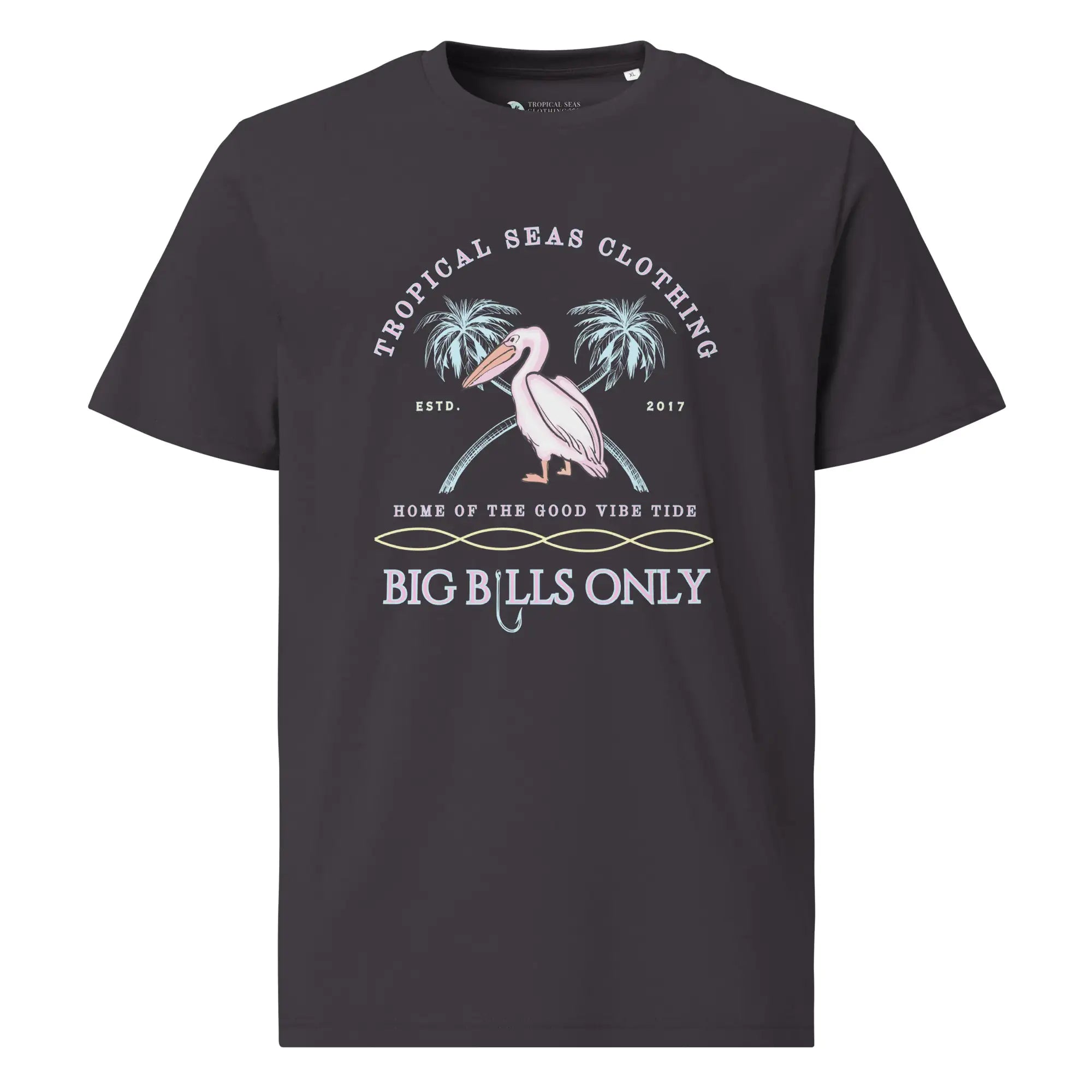 Men's Tropical Pelican Organic Cotton T-Shirt – Sustainable Comfort with Coastal Style — image 12 of 27