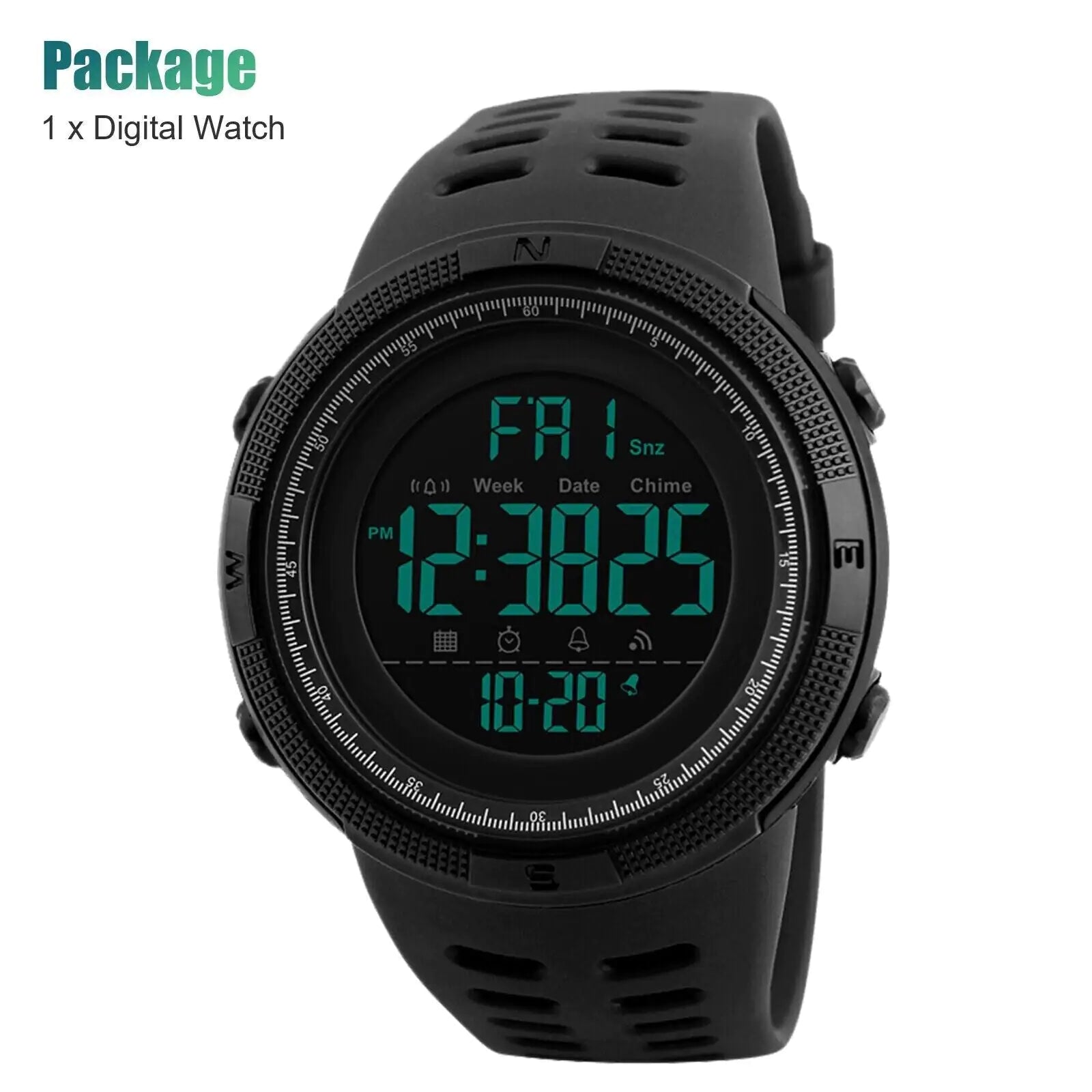 SKMEI Men's Digital Army Military Sport Quartz Analog Chrono Watch US — image 4 of 12