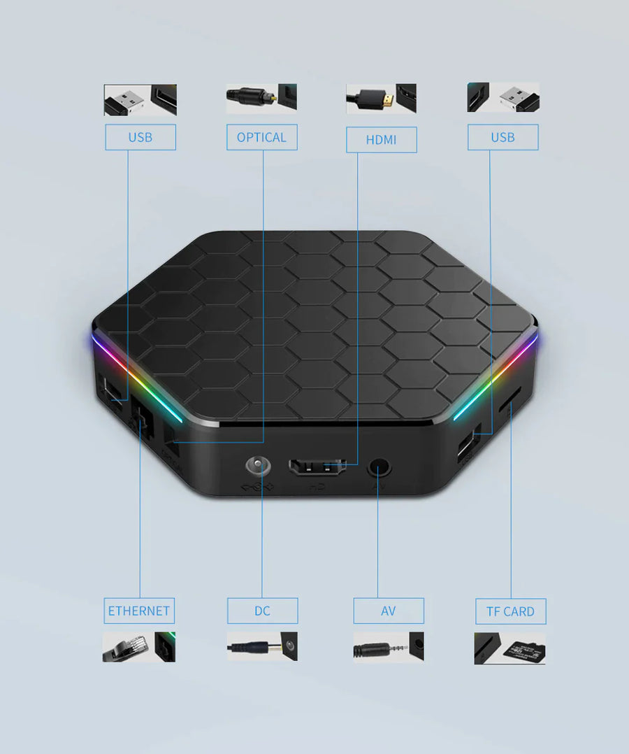 2023 Upgraded T95Z Plus Smart Android 12.0 TV Box Quad Core 6K — image 9 of 22