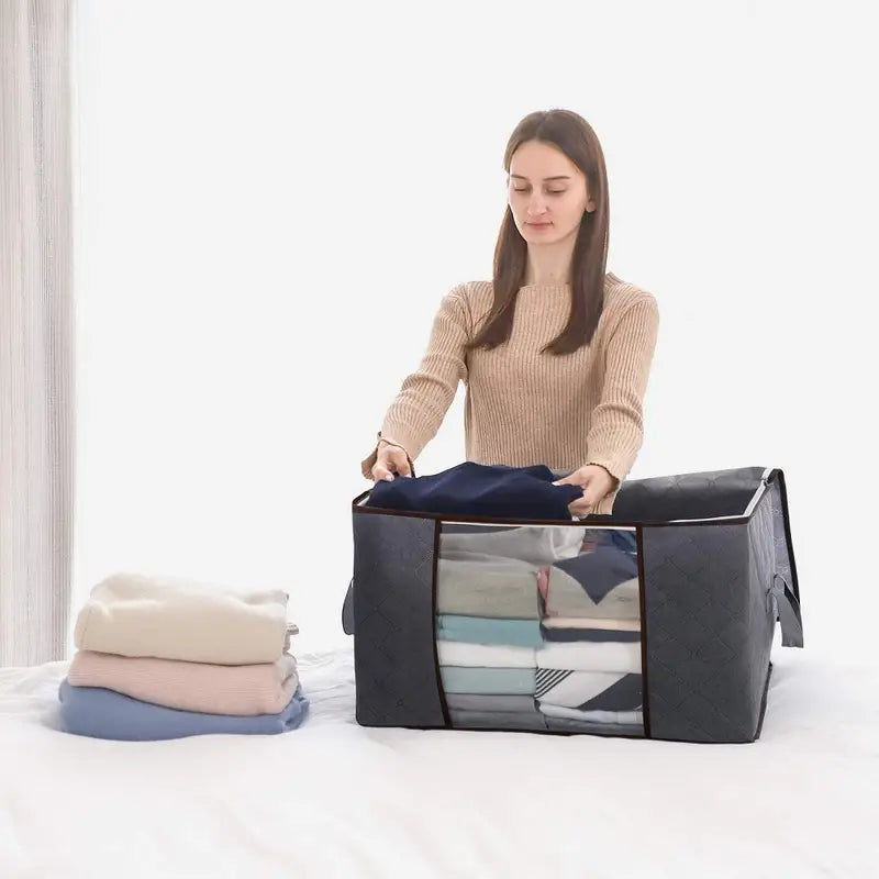 3pcs Quilt Dust Storage Bags for Home Organization — image 2 of 6