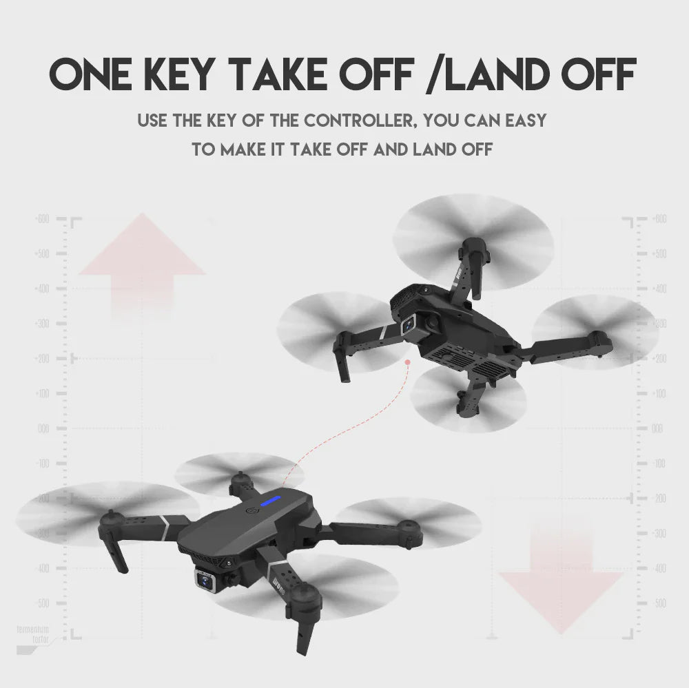 2023 New RC Drone With 4K HD Dual Camera WiFi FPV Foldable — image 13 of 21