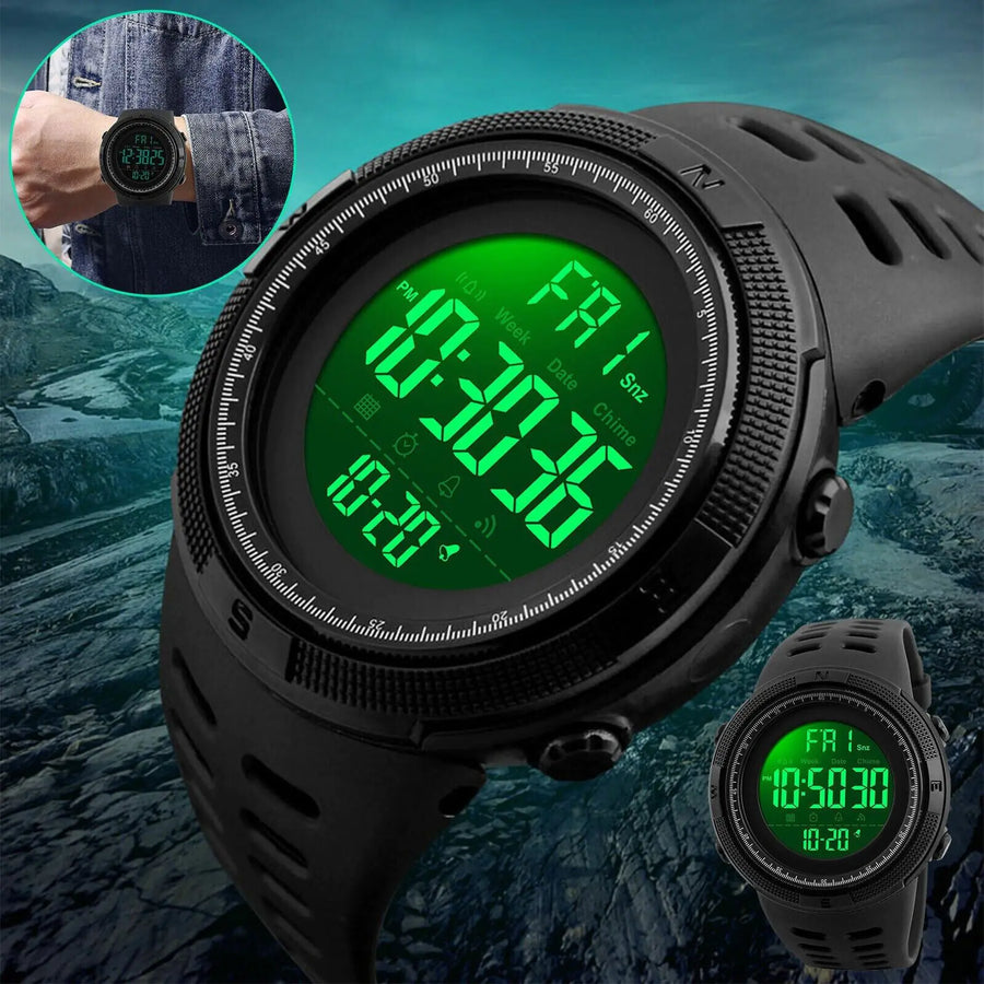 SKMEI Men's Digital Army Military Sport Quartz Analog Chrono Watch US — image 11 of 12