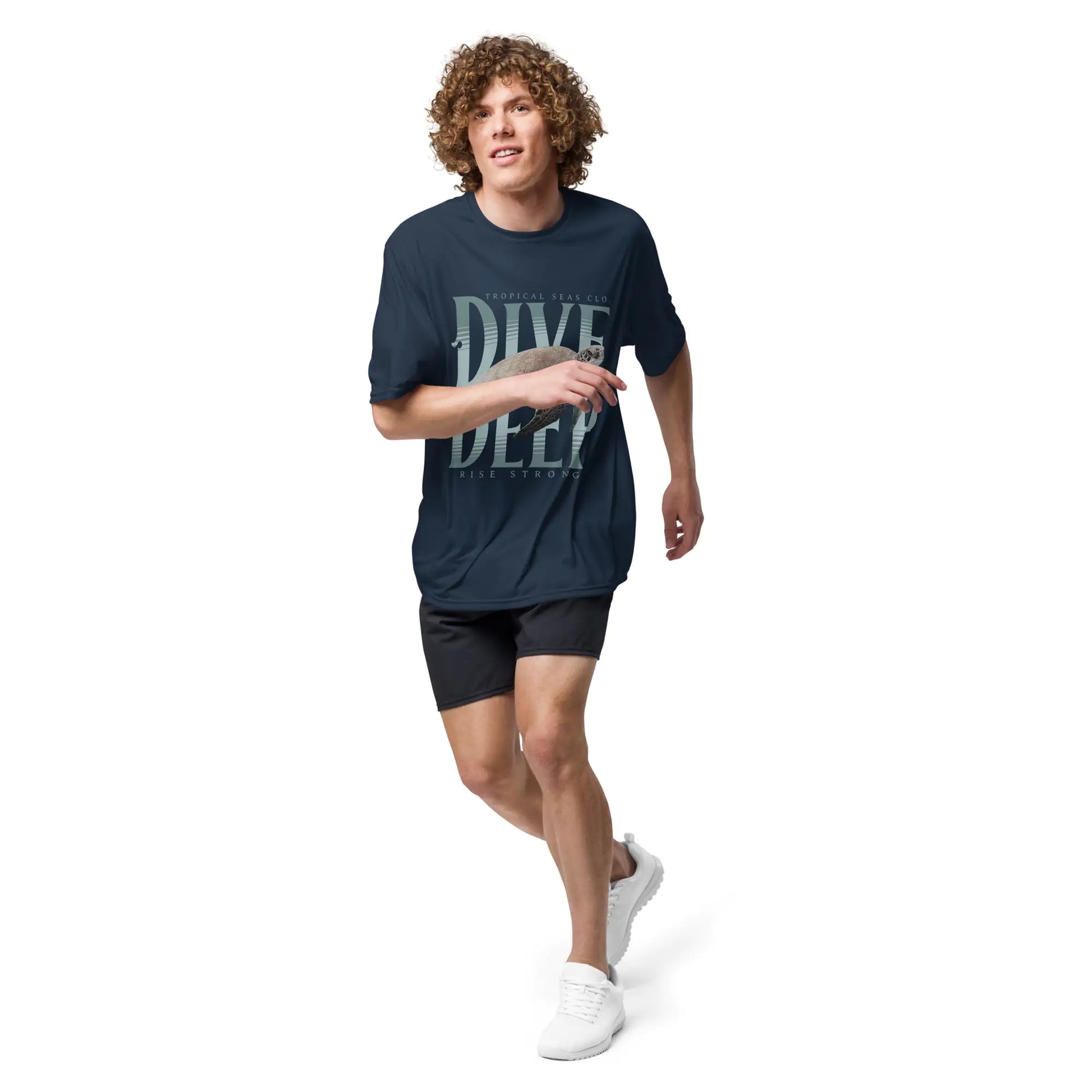 Dive Deep Sea Turtle Performance T-shirt — image 2 of 9
