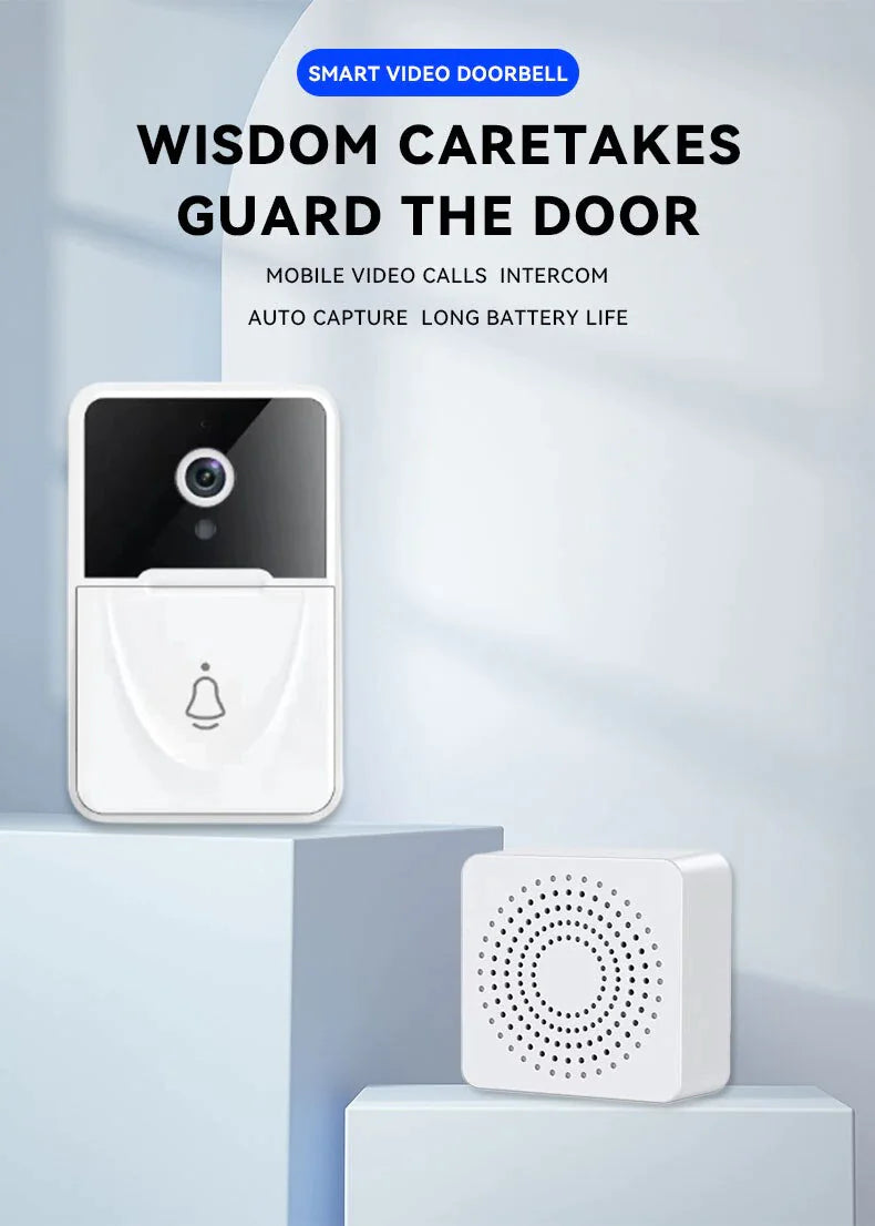Wireless Security WiFi Smart Doorbell Intercom Video Camera Bell Chime Door Ring — image 16 of 24