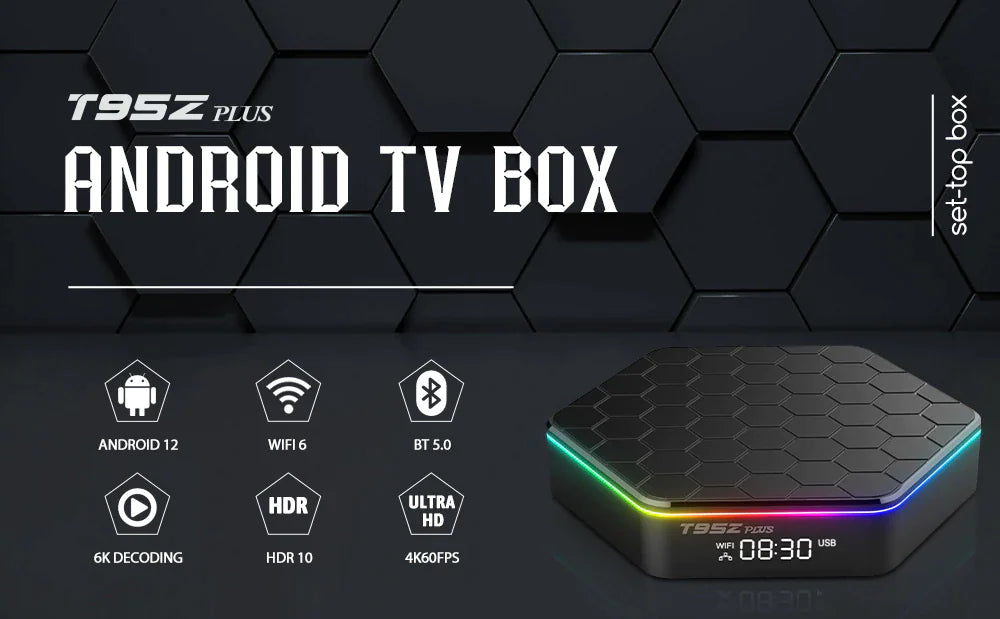 2023 Upgraded T95Z Plus Smart Android 12.0 TV Box Quad Core 6K — image 21 of 22