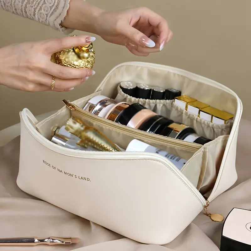 Large Travel Cosmetic Bag, a travel cosmetic bag for travel toiletries — image 7 of 10