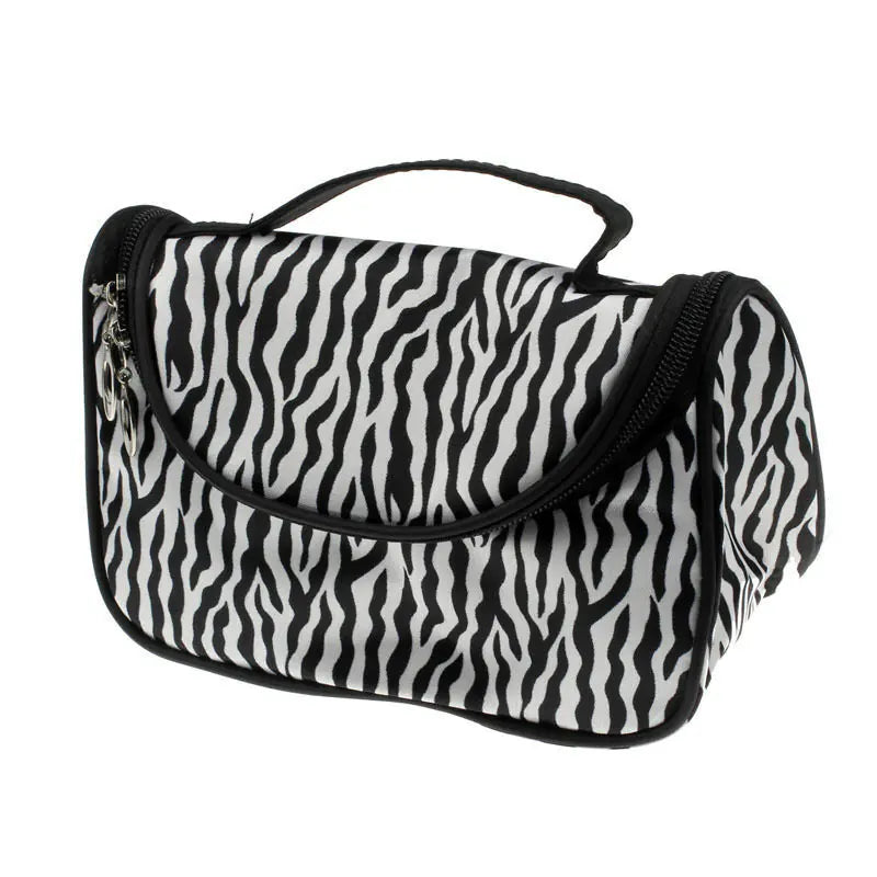 Zebra Striped Large Makeup Bag for Travel Organization — image 6 of 6
