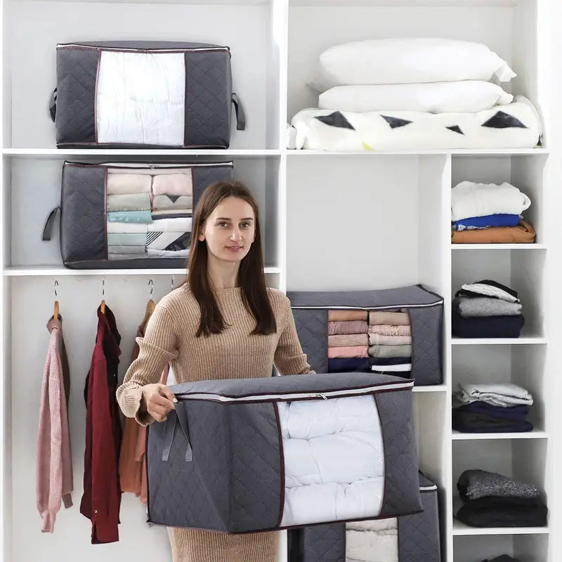 3pcs Quilt Dust Storage Bags for Home Organization — image 1 of 6