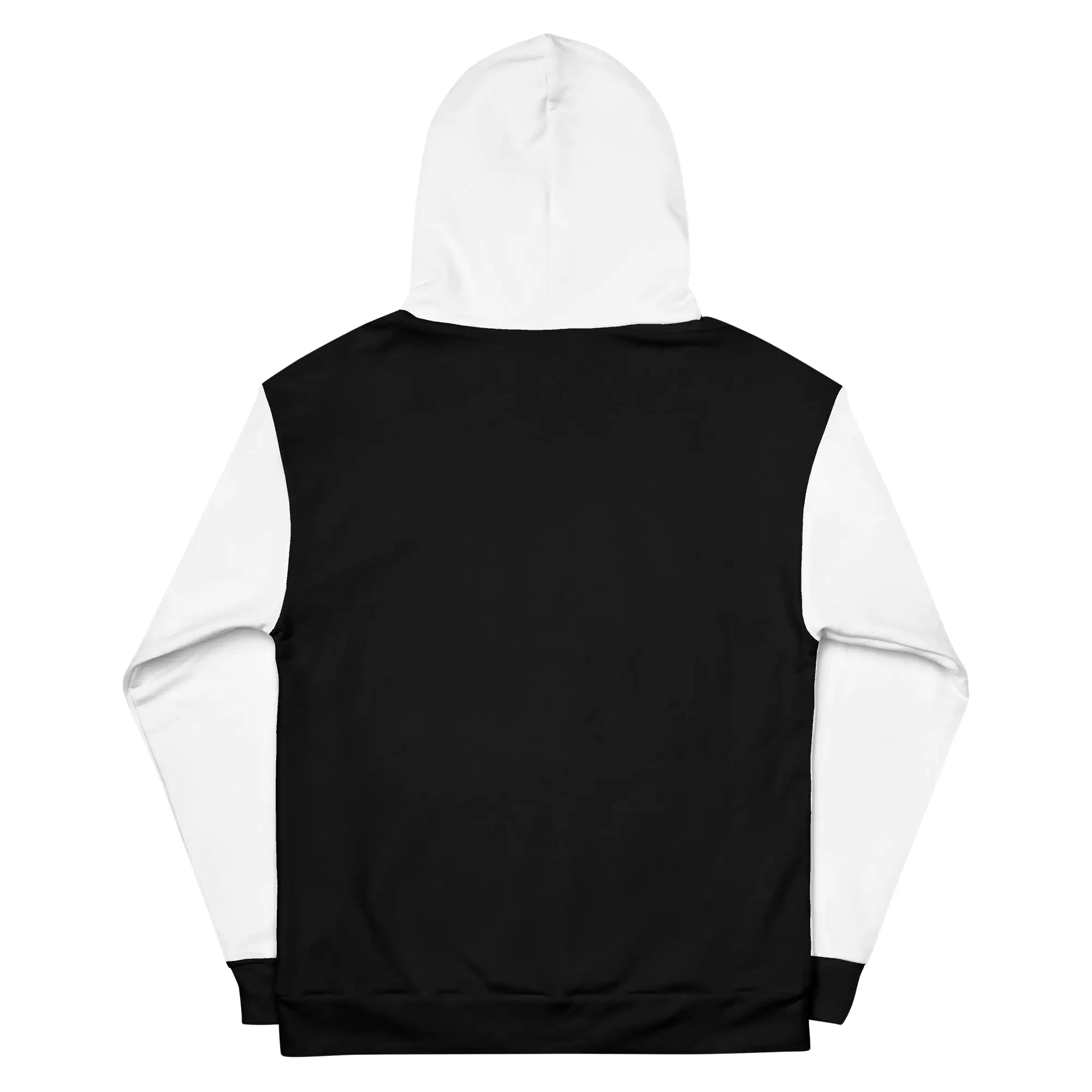 Black & White Two-Toned Tropical Seas Hoodie — image 3 of 14