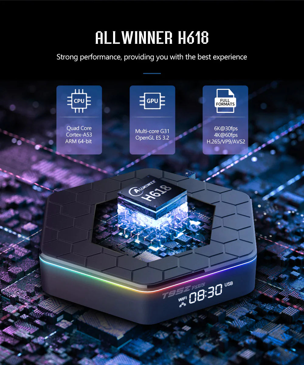 2023 Upgraded T95Z Plus Smart Android 12.0 TV Box Quad Core 6K — image 7 of 22
