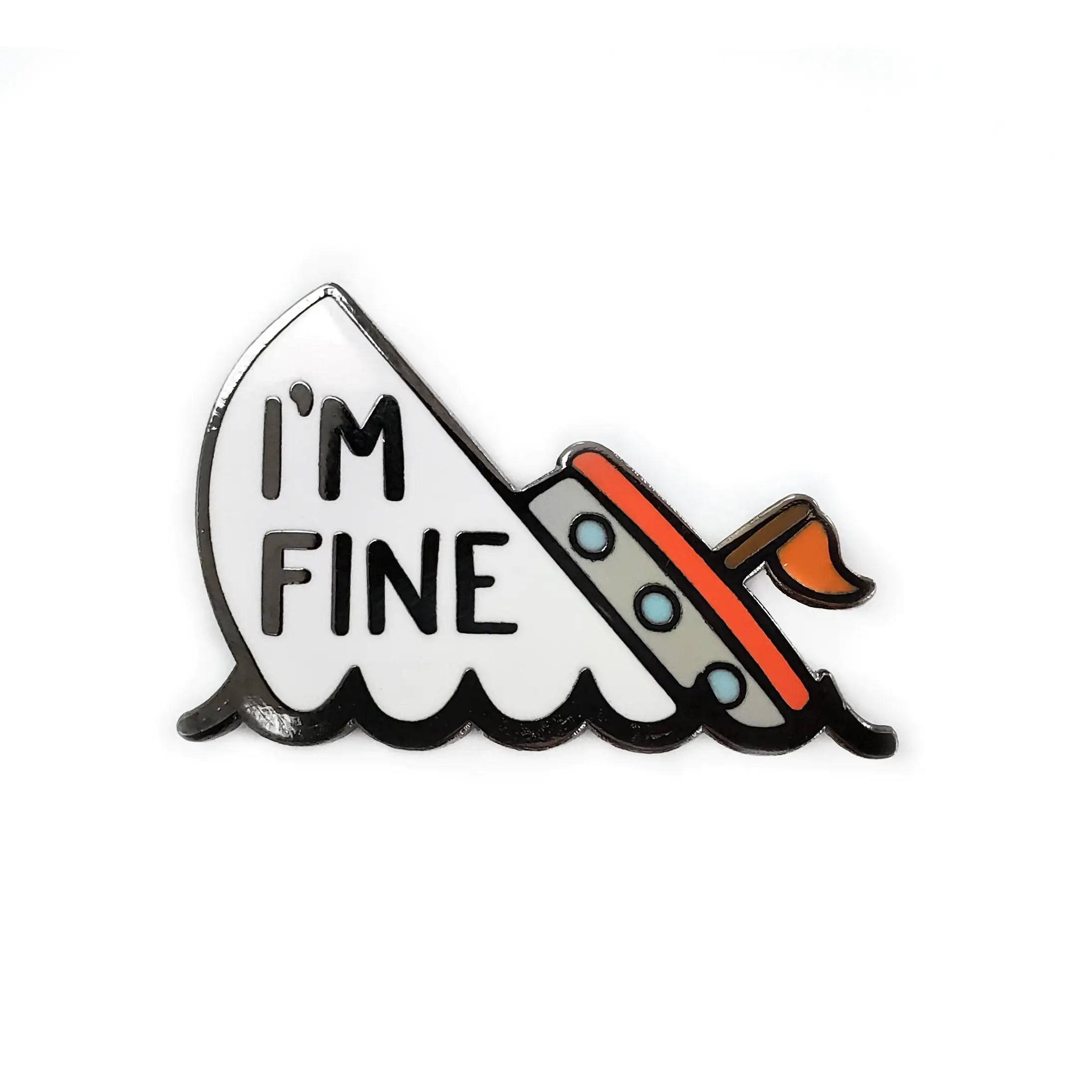 I'm Fine Boat Golf Ball Marker — image 1 of 2