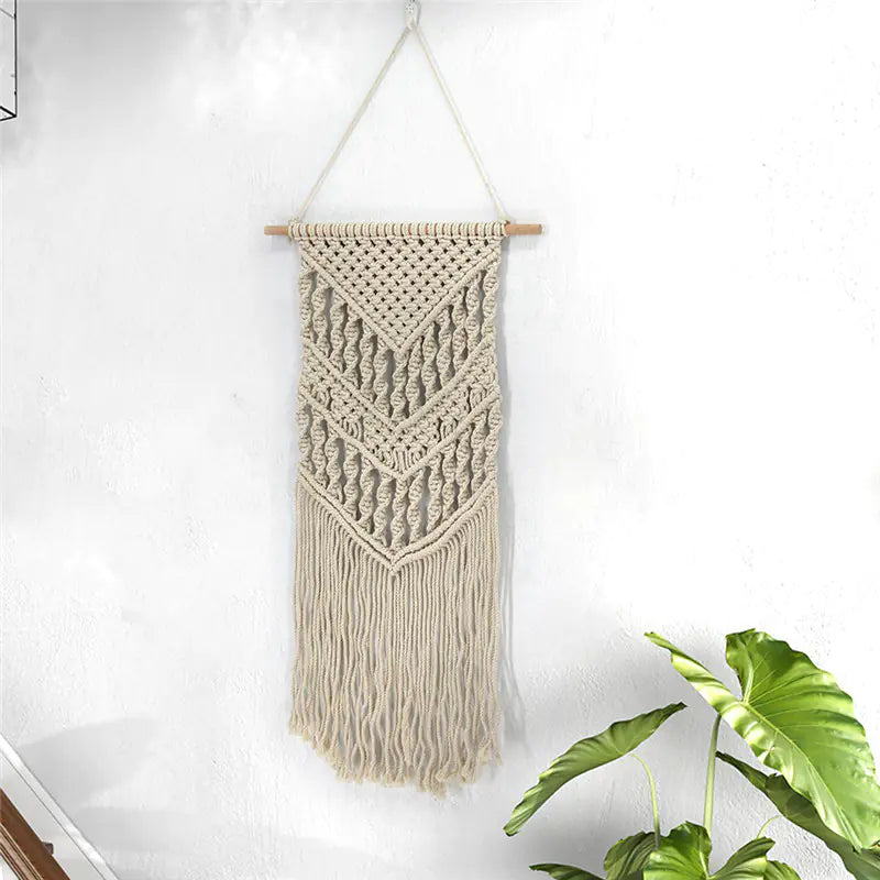 Handwoven Bohemian Tapestry - Nordic Wall Decor image 3