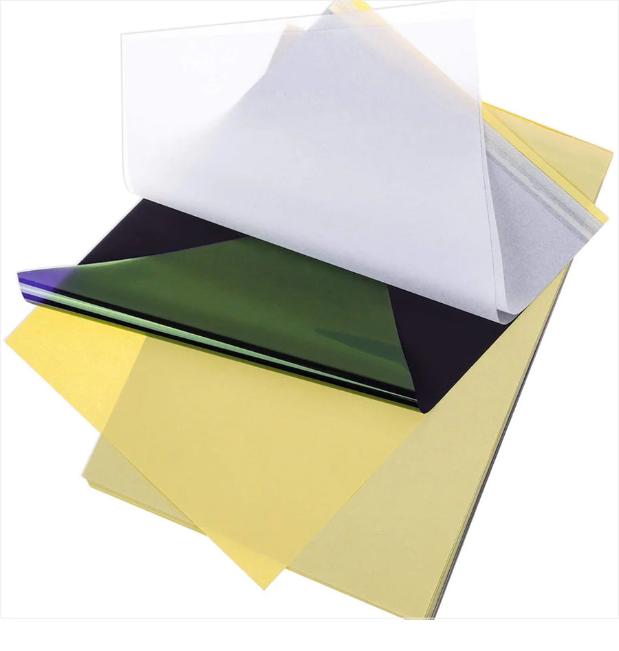 Tattoo Transfer Paper Stencil Carbon Thermal Tracing Hectograph Supplies Sheets — image 11 of 24