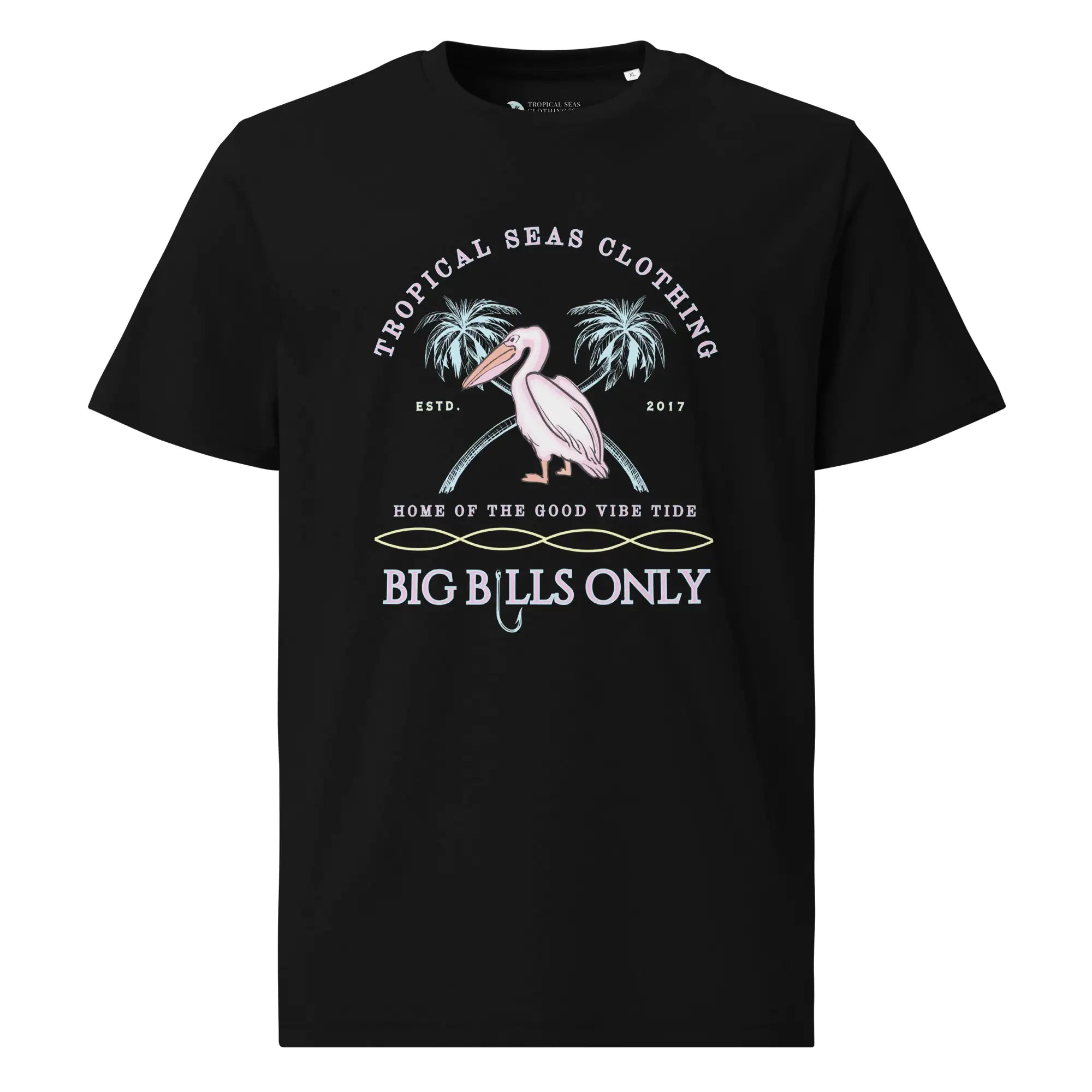 Men's Tropical Pelican Organic Cotton T-Shirt – Sustainable Comfort with Coastal Style — image 2 of 27