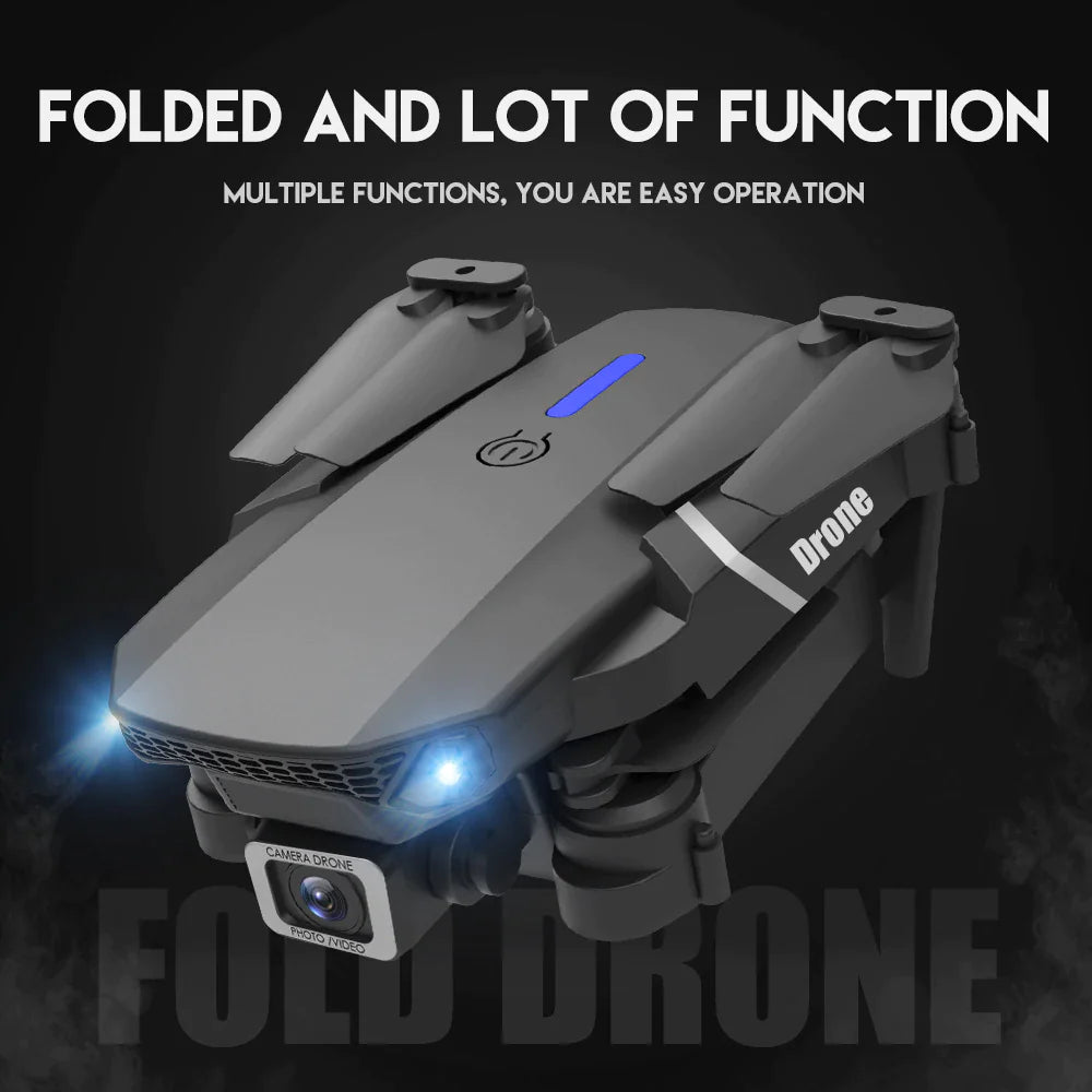 2023 New RC Drone With 4K HD Dual Camera WiFi FPV Foldable — image 4 of 21