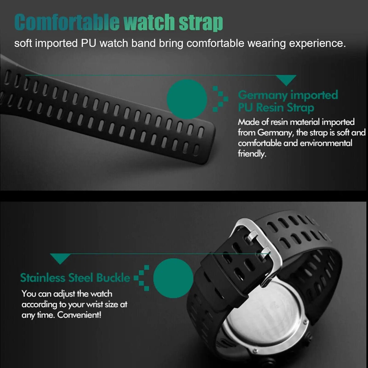SKMEI Men's Digital Army Military Sport Quartz Analog Chrono Watch US — image 7 of 12