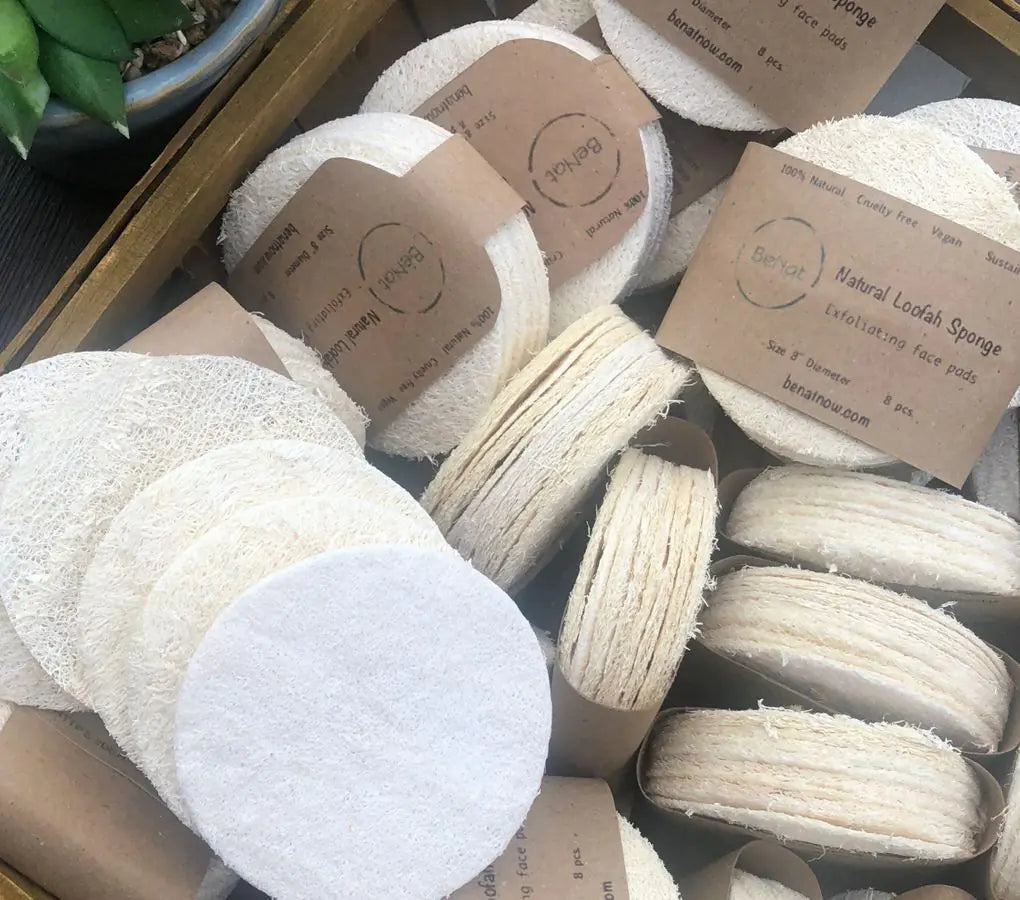 Natural Loofah Pads 5-pcs — image 6 of 7