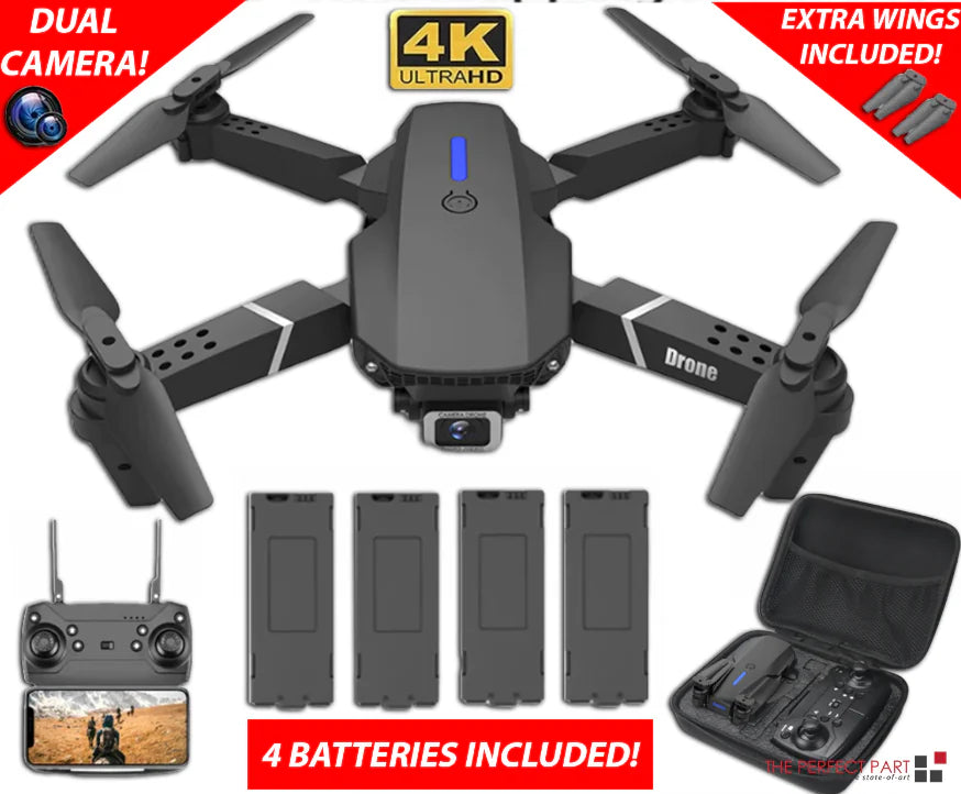 2023 New RC Drone With 4K HD Dual Camera WiFi FPV Foldable — image 21 of 21