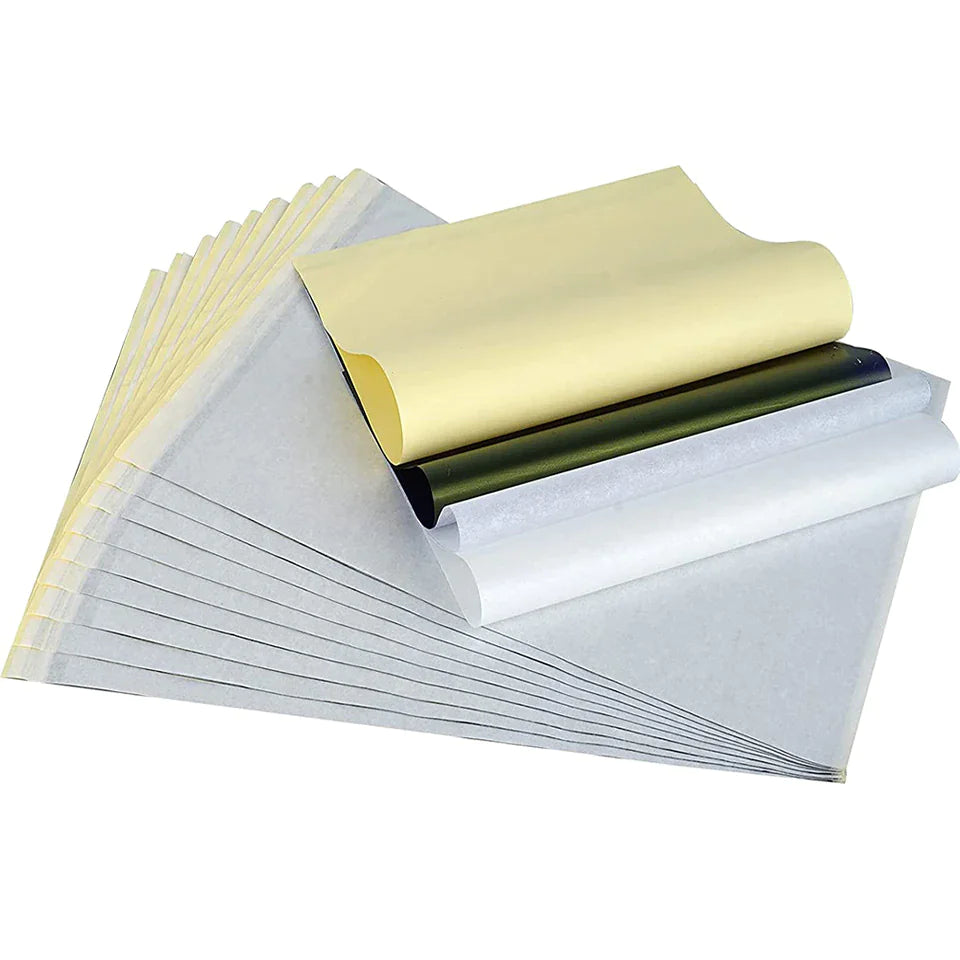 Tattoo Transfer Paper Stencil Carbon Thermal Tracing Hectograph Supplies Sheets — image 15 of 24