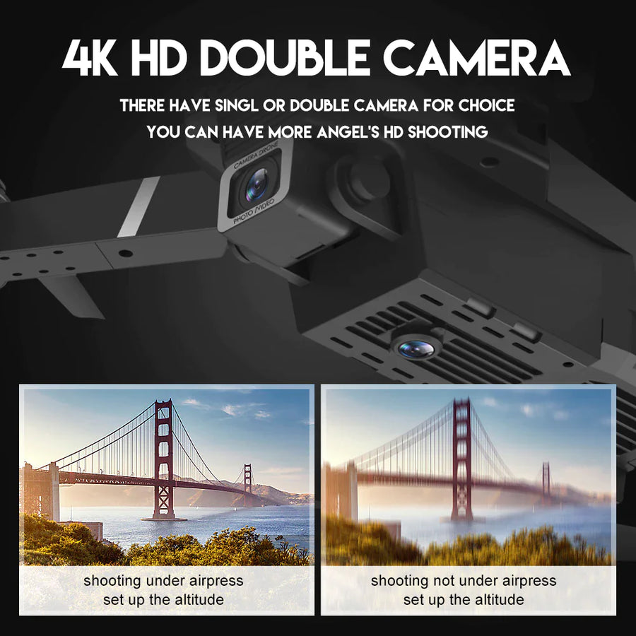 2023 New RC Drone With 4K HD Dual Camera WiFi FPV Foldable — image 11 of 21