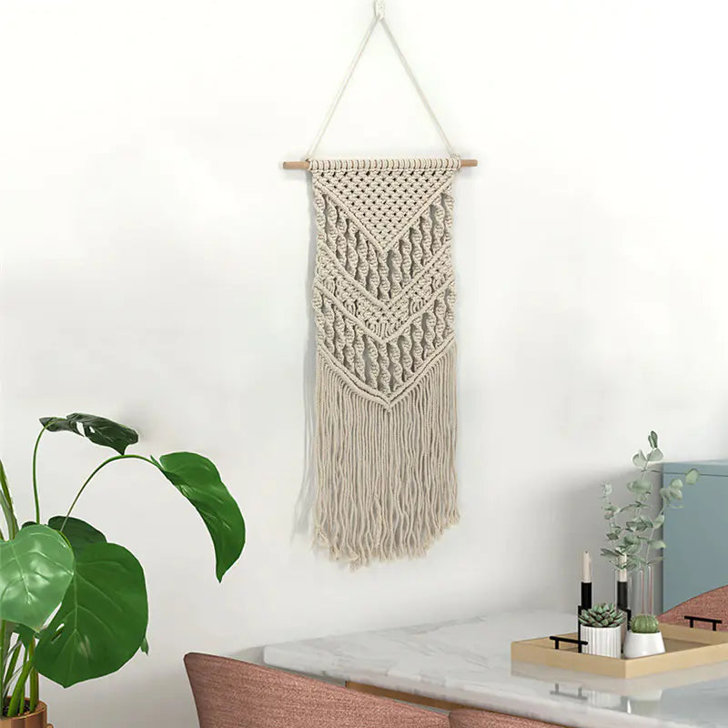 Handwoven Bohemian Tapestry - Nordic Wall Decor image 6