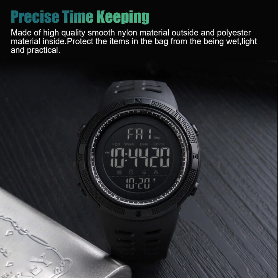 SKMEI Men's Digital Army Military Sport Quartz Analog Chrono Watch US — image 10 of 12