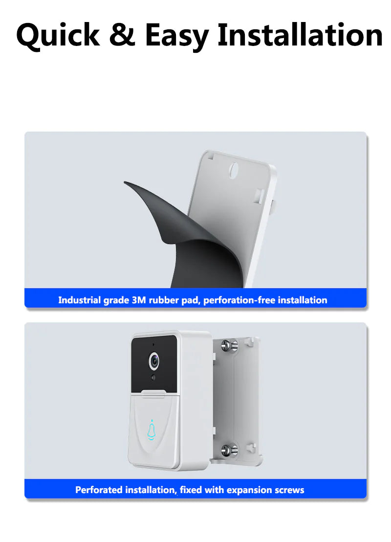 Wireless Security WiFi Smart Doorbell Intercom Video Camera Bell Chime Door Ring — image 15 of 24